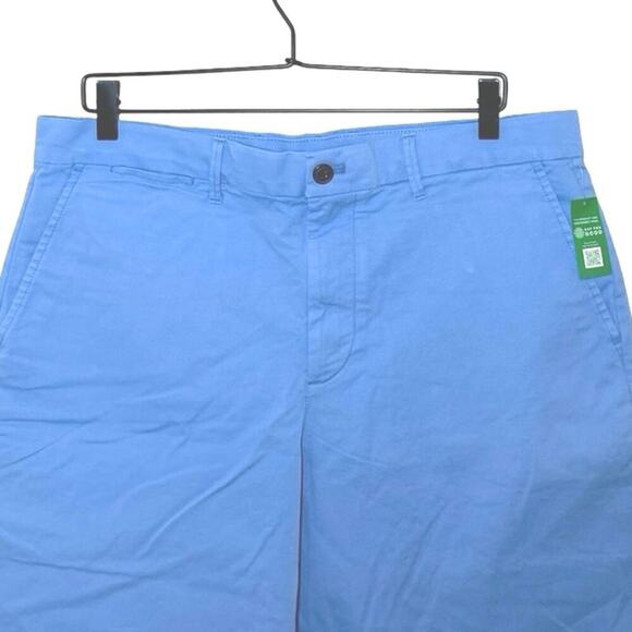 NWT Gap Men’s 10” Essential Khaki Shorts Blue Suede Size 34 - Picture 5 of 9